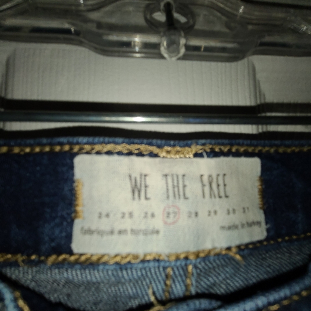We The Free Free People distressed jeans Sz 27 - Picture 4 of 7